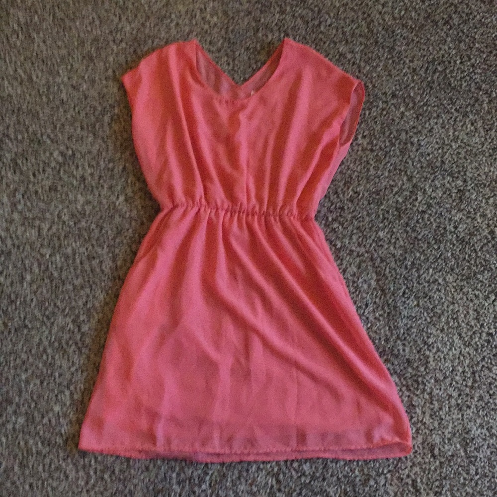 Coral dress